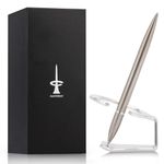 SUNTEREST Magnetic Levitation Pen,Metal Luxury Pen Gifts Tech Gadgets for Men,Cool Office Decor Unique Floating Pen,Futuristic Cool Tech Space Pen for Boss,Partner,Tutor(Silver)