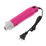 ChgImposs 110V 300W Mini Heat Gun, Pink Portable Hot Air Gun Shrink Electrical Heat Tool for DIY Embossing, Shrink Wrapping, Drying Paint