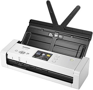 Brother ADS-1700W Compact Document Scanner, White/Black