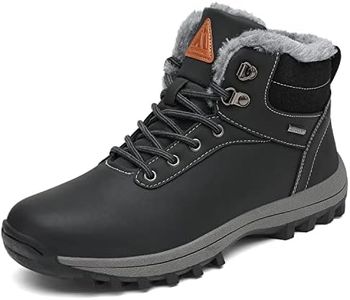 Pastaza Chaussures d'hiver pour Homme et Femme, Chaudes, imperméables, Pointures : 36 à 48, Noir, 39 EU