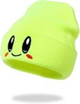 JILANI HANDICRAFT Kid-By Beanie Adult Size Anime Hat Accessory Kawaii, Medium-Large (Light Green)