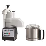 Robot Coupe R301D Ultra Food Processor with Veg Prep Attachment in Grey Stainless Steel & ABS
