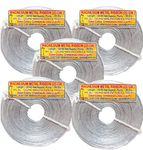 Gaupad Magnesium Metal Ribbon Coil (25 Grams) Lab Study Purpose (Pack of 5)