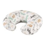 Nursing Pillow, Ergonomic Baby Support Pillow Feeding Pillows Nursing Essentials for Bottle and Breastfeeding, Fiber Fill And Removable 100% Cotton Breastfeeding Cover (Animal Pattern, Vacuum Packing)