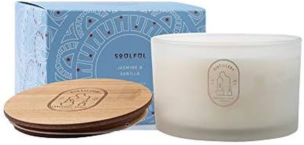 Distillery Soulful Jasmine and Vanilla Soy candle 450 g, 450 grams