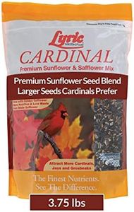 Lyric Cardinal Wild Bird Seed - Sunflower & Safflower Premium Bird Food Mix for Cardinals, Grosbeaks & Blue Jays - 3.75 lb bag