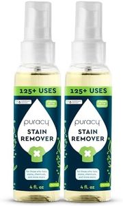 Puracy Stain Remover - Cleaning Spray, Clothes Stain Remover for Clothes, Laundry Stain Remover Spray for Clothes, Travel Stain Remover, Oil Stain Remover - Natural Spot Cleaner - Free&Clear 4oz 2pack