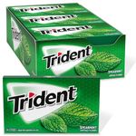 Tridant Sugar Free Gum, Spearmint,14-Count (Pack of 12)