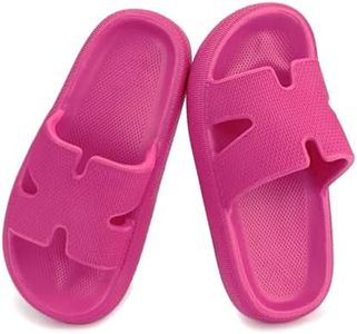 Cubufly Kids Cloud Slides Boys Girls Pillow Slippers Shower Slip on Slide Sandals