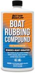 Marine Rubbing Compound Fiberglass Boat Buffing Compound for Boats Gel Coat Compound Fiberglass Restoration Heavy Paint Oxidation Remover Gelcoat Polishing Compound Step 1 Marine Buffing Compound