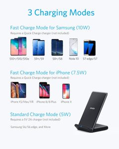Anker PowerWave Wireless Charger 2-Pack – Fast Charging Pad Set