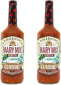 Bear & Burton’s Key West Style Mary Mix | Best Bloody Mary Mix for Perfect Cocktails | Premade Bloody Mary, Ready to Serve | Pack of 2
