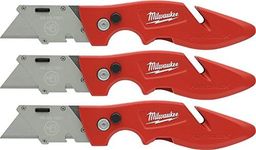 Milwaukee 48-22-1901F Fastback Utility Knife with Wire Stripping Compartment, and Gut Hook (3 Pack of 48-22-1901)