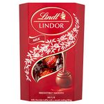 Lindt Lindor Milk Chocolate Truffles Box | Approx 16 truffles, 200g | Chocolate Truffles with a Smooth Melting Filling | Gift Present for Him and Her | Christmas, Birthday, Congratulations, Thank you