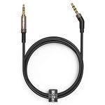 Mr Rex 2.5mm to 3.5mm Aux Cable Cord for Bose 700 QuietComfort QC35II QC35 QC25 Noise Cancelling Headphones, JBL E45BT E55BT E65BTNC Bluetooth Earphone, Audio Replacement Wire (5ft/1.5m)