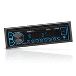 BOSS Audio Systems 455BRGB Multimedia Car Stereo - Single Din, Bluetooth Audio and Hands-Free Calling, MP3 Player, USB Port, AUX Input, AM/FM Radio Receiver, No CD/DVD, Multi Color Illumination