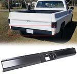 JMTAAT Rear Roll Pan License Plate for 1973-1987 C10 Silverado Fleetside Styleside Bed Steel W/ Light