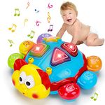 Baby Toys 6-12-18 Months, Tummy Time Toys for 1+ Year Old Learning Crawling Walking Baby Toy for 6 7 8 9 10 11 12 Month Old Infant Light Up Musical Development Crawling Toys for Babies Boys Girls Gift