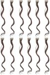 SWACC 12 Pcs Curly Wavy One Color P