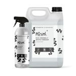 Miniml Eco White Vinegar Cleaning Unscented Bundle 750ml Spray Bottle + 5L Refill Jerry Can All Natural Multi-Surface & Multi-Purpose Cleaner Limescale Remover Laundry Softener 100% Vegan Cruelty Free