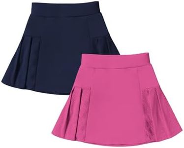 Neutocd Girls Tennis Skirt Skorts for Girls High Waisted Athletic Pleated Skirts with Shorts for Golf Pickleball Running