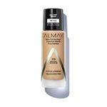 Almay Skin Perfecting Comfort Matte Foundation, Hypoallergenic, Cruelty Free, Fragrance Free, Dermatologist Tested Liquid Makeup, Neutral Sun Beige