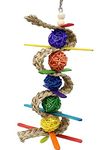 00156 Chewballishous Bonka Bird Toys Vine Palm Wood Chew Colorful Parrot Quaker Parrotlet Budgie