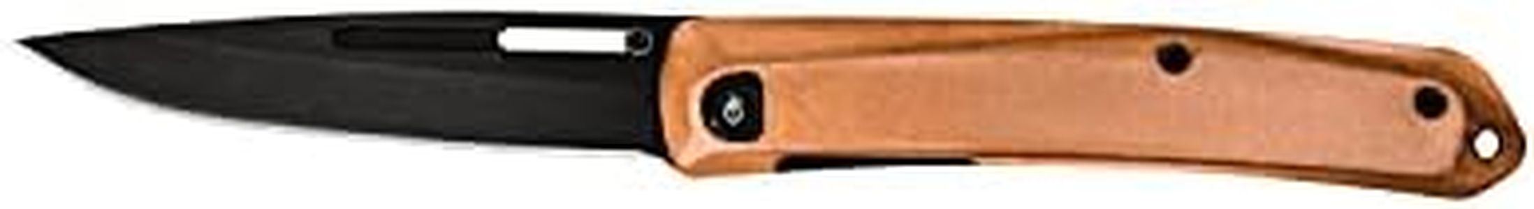 Gerber Couteau lame pliable Cooper, Longueur de Lame : 9,4 cm, Acier Cuivre/D2, Brun/Noir, 30-001869