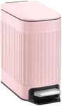 TrashAid Pink Bathroom Trash Can, 1