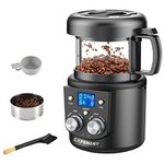 Coffee Roaster Machine for Home-Use - Electric Small Hot Air Coffee Bean Roaster Machine for Coffee Bean Baking (LCD Display)