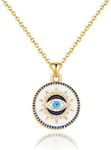 Smilebelle Evil Eye Necklace Gold P