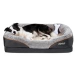 JOYELF Large Memory Foam Dog Bed, Orthopedic Dog Bed & Sofa with Removable Washable Cover and Squeaker Toys as Gift