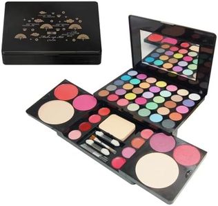 Trousse Trucchi Donna, Trousse Trucchi Ragazza, 49 Colore Palette di Ombretti per Trucco, Trucchi Tutto in Uno Tavolozza Completo Valigetta con Ombretto, Gloss, Rossetti e Polveri Viso
