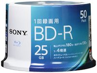 SONY video for Blu-ray disc 50BNR1VJPP4 (BD-R 1 layer: 4-speed 50 sheets pack)(Japan Import-No Warranty)