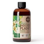 Organic Indoor Plant Food - All-Purpose Liquid Fertiliser - Best for Live Houseplants Indoors + Common Home Outdoor Plants in Pots (8 oz. 30+ gallons)