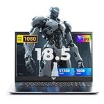 ACEMAGIC 18.5" FHD Laptop with Intel® N150 Processor up to 3.6GHz, 16GB RAM Laptop with 512GB SSD, HD Display Laptops, Support WiFi 5, BT5.0, 3*USB3.2, Dual Speakers, 8000mAh Long-Lasting Battery