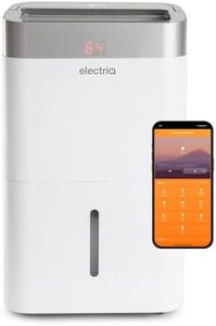 electriQ 25L Low Energy Laundry Dehumidifier and True HEPA UV Air Purifier for 2-6 Bed House with Smart App