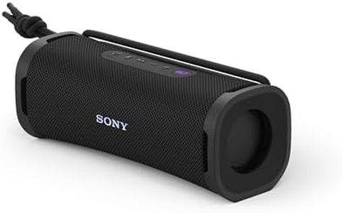 Sony ULT Field 1 Portable Bluetooth Speaker (SRS-ULT10), Powerful Bass & Loud Sound, 12 Hour Battery, Waterproof Compact Outdoor Speaker, Black