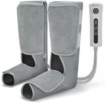 COMFIER Leg Massager for Pain and Circulation with Heat, Foot and Leg Massager with Compression, Calf Massager with 3 Intensities, Gifts for Women, Adjustable Massage Boots,Mens Gifts