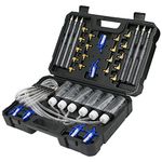 XiTuanYuan 6 Cylinder Diesel Injection Rail Test Kit (24 Pieces) Fuel Pressure Kit