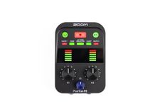 ZOOM P2 PodTrak – Mobile podcast recorder with 2x USB microphone connection, podcasting mixer and interface for professional recordings on the go, black