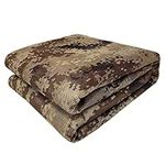 GHILEO Blind Material, Camo Netting Burlap Cover for Sunshade, Hunting Ground Blinds, Tree Stands, Duck Blinds