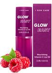 I Dew Care Lip Oil Gloss - Glow Easy | Tinted Moisturizing Jojoba Seed Oil with Vitamin C, 0.12 Fl Oz