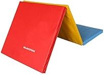 BalanceFrom 2" Thick Tri-Fold Folding Exercise Mat with Carrying Handles for MMA, Gymnastics and Home Gym Protective Flooring