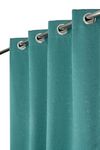 ATHS Heavy Quality Texture Design Curtain | Room Darkening Insulated Blackout Curtains | Soft Thick Premium Fabric (4, Aqua, 4x9 Feet for Door)