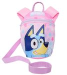 Girls Bluey Backpack with Reins Toddlers Detachable Safety Harness Nursery Bag Infants Mini Rucksack