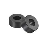 uxcell Nylon Round Spacer Washer 3.2mm ID 7mm OD 3mm Height for M3 Screws Black 100Pcs