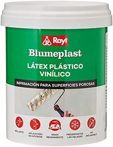 Rayt 156-09 Blumeplast M-10: Látex plástico, imprimación y sellador de superficies de yeso, cemento, estuco, madera, cerámica, puzzles. Enriquecedor de pinturas. Secado transparente. 1kg