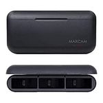 MAXCAM Power Triple Battery Charger for GoPro HERO12/HERO11/HERO10/HERO9 Enduro Battery Black