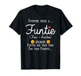 Funny Aunt Funtie Womens Gifts T-Shirt